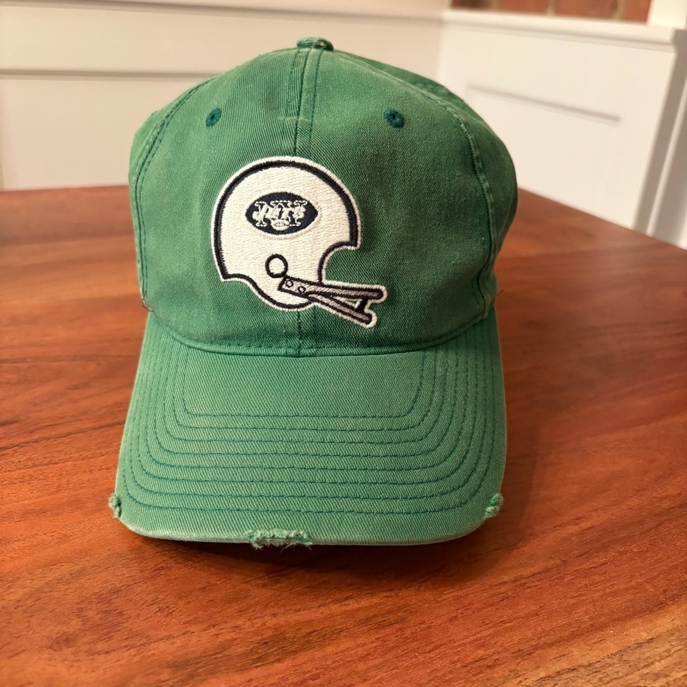 Reebok Men's Gridiron NFL Classic New York Jets Baseball Cap Hat Green White OS